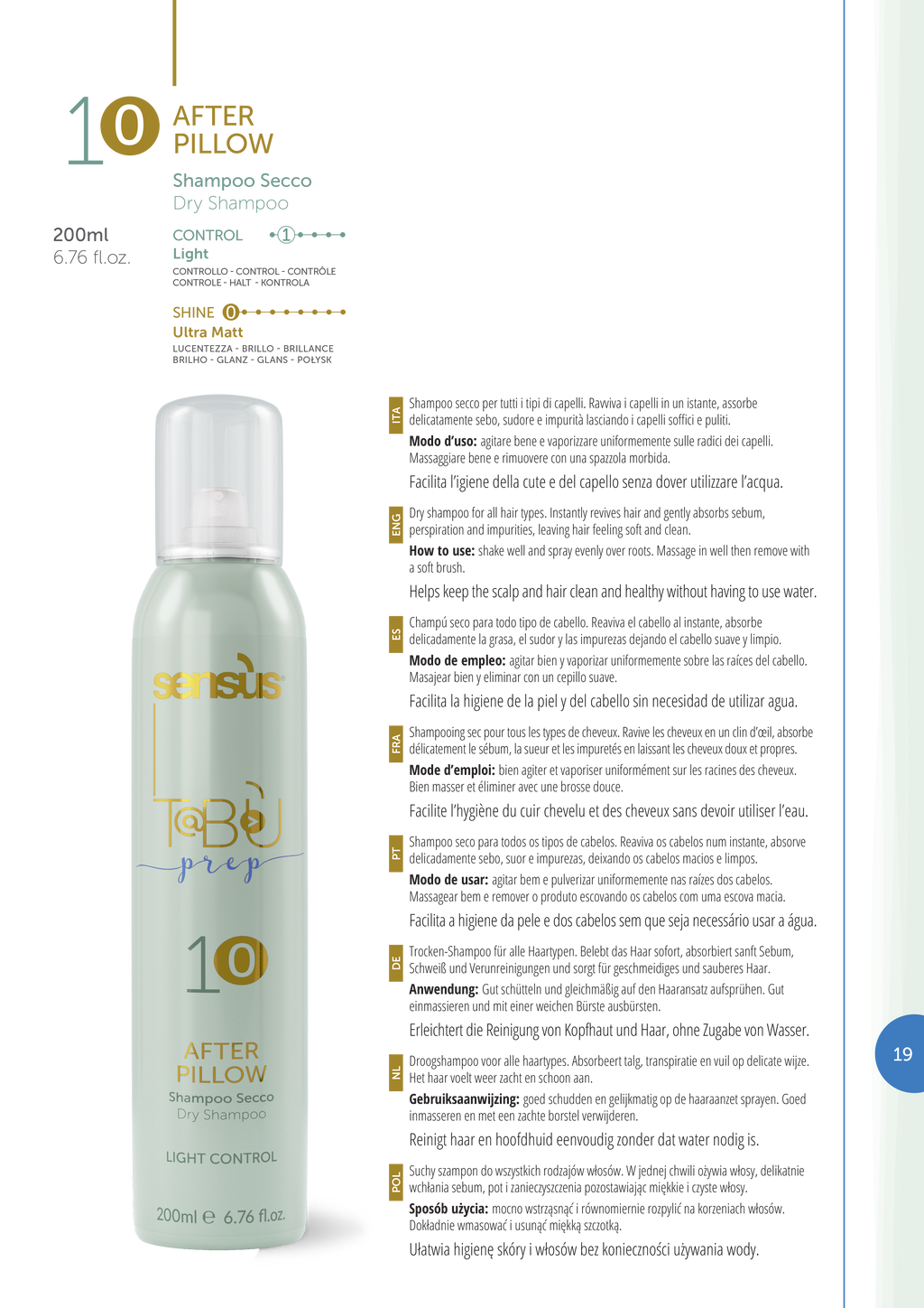 Tabù After Pillow 10 200ml