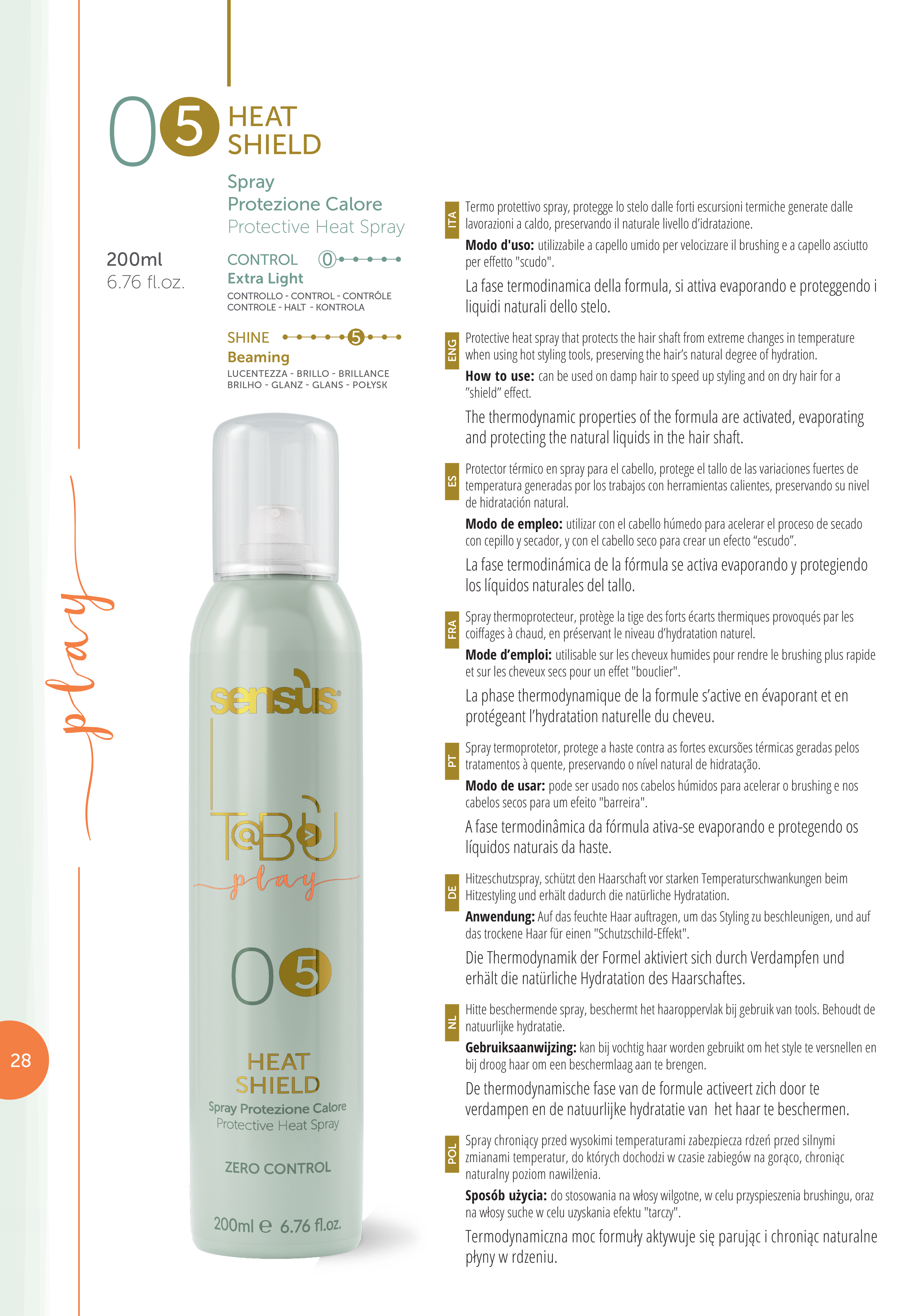 Tabù Heat Shield 05 200ml