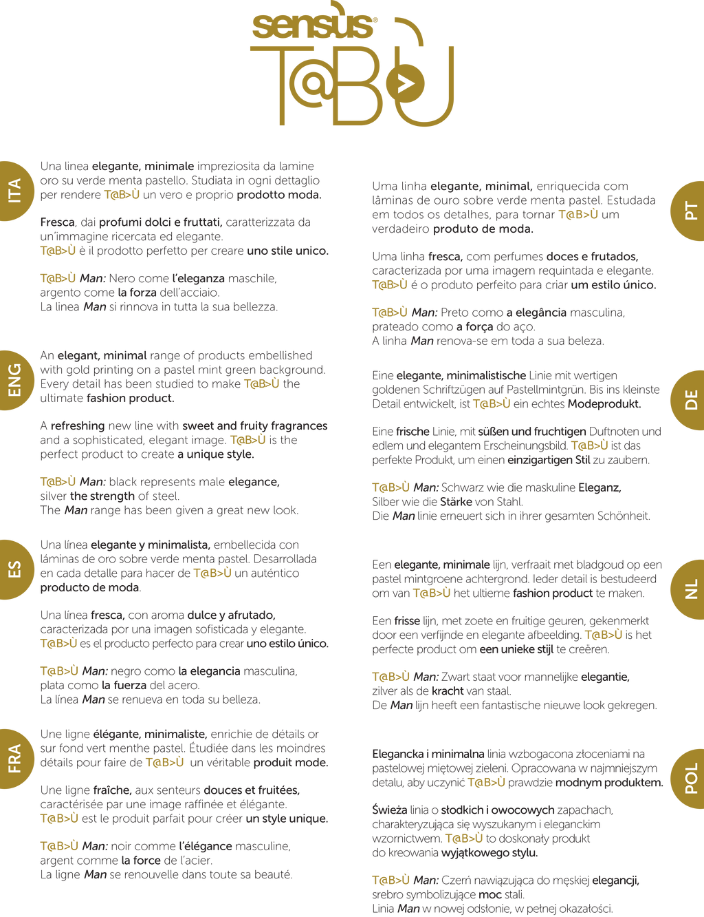 Tabù Man Sculpting Gel 54 150ml