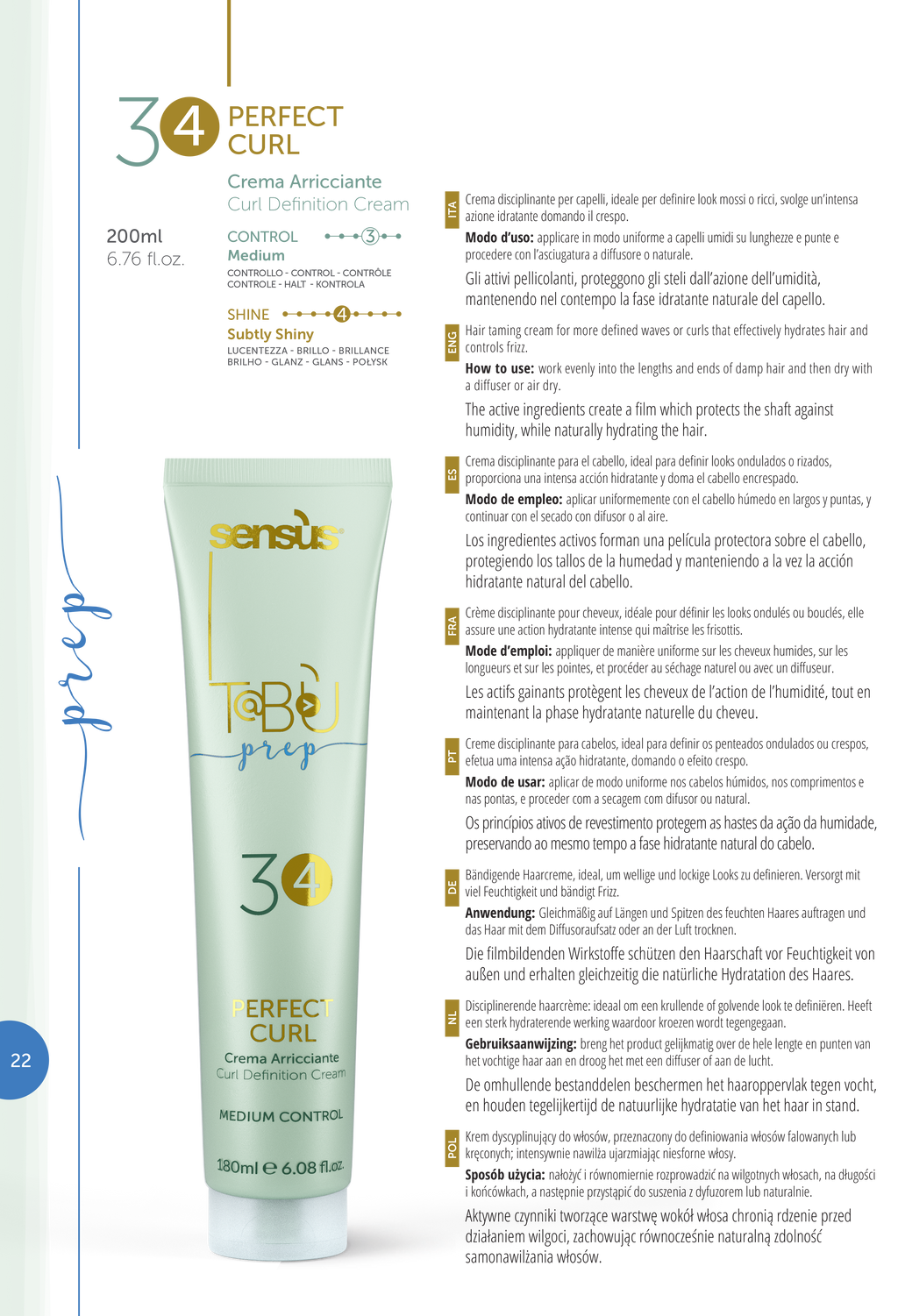 Tabù Perfect Curl 34 180ml