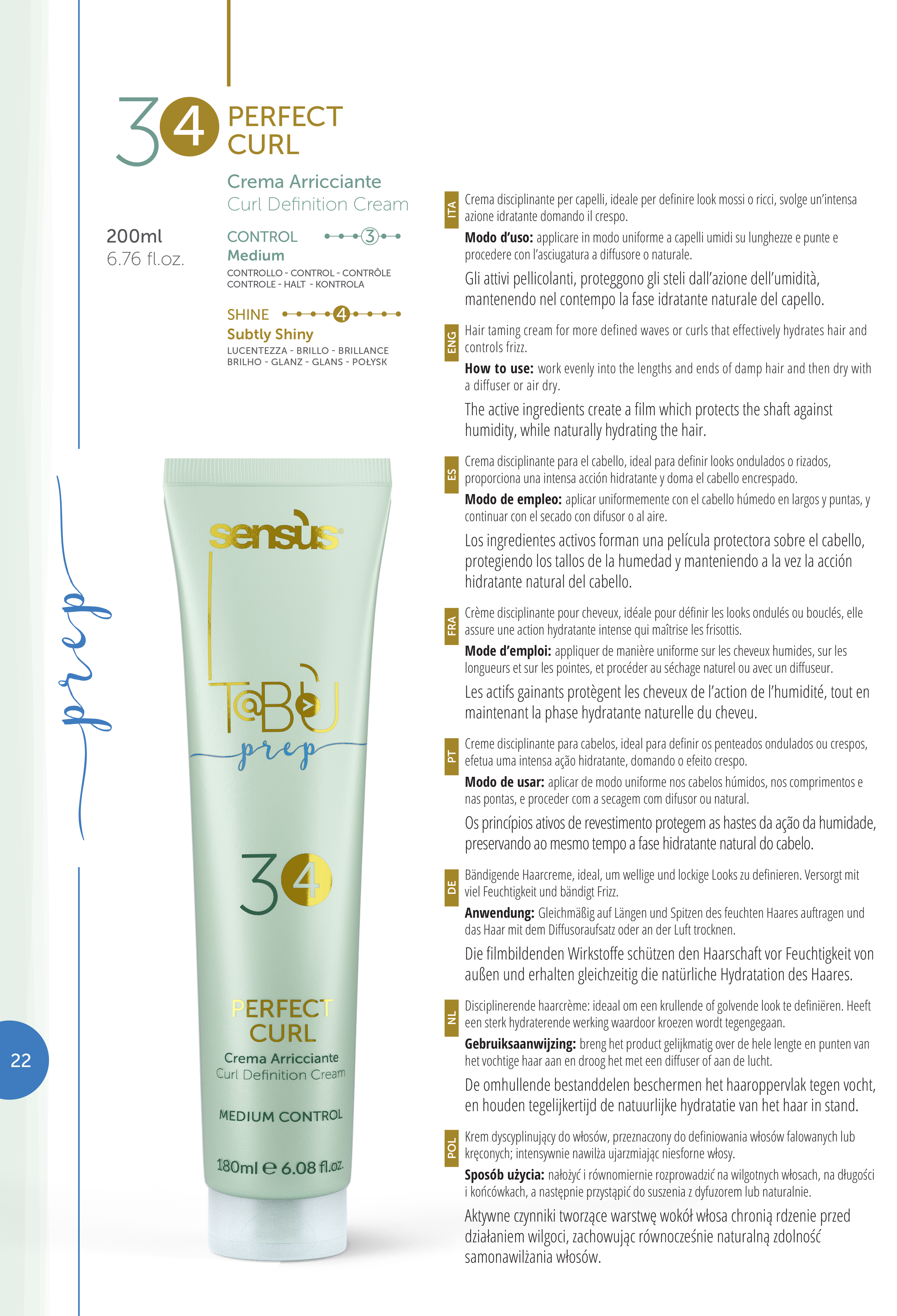 Tabù Perfect Curl 34 180ml