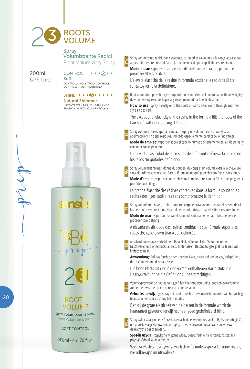 Tabù Roots Volume 23 200ml