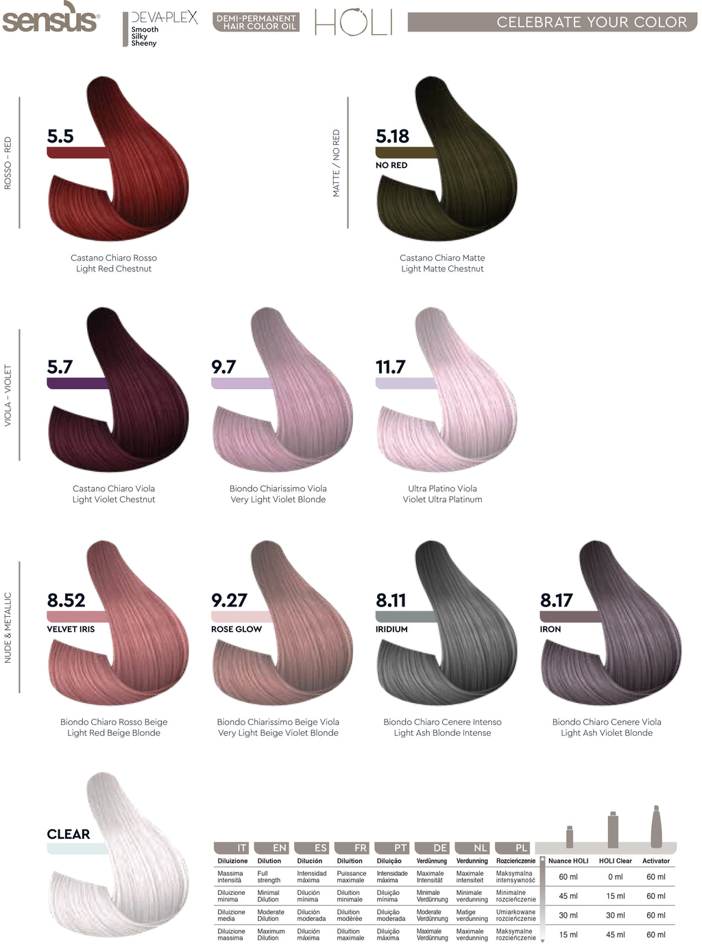 HOLI Colore Semipermanente ad Olio 60ml