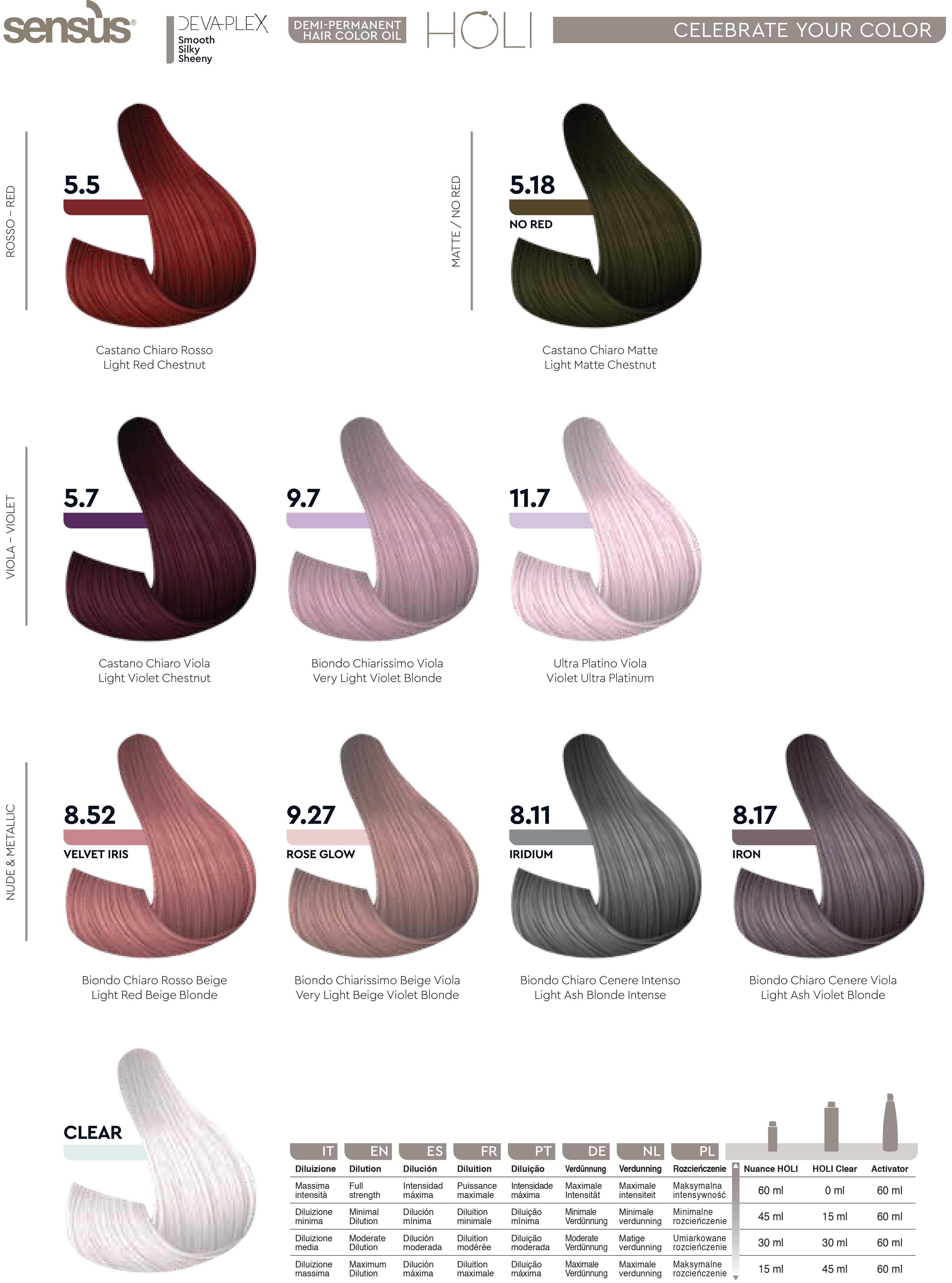 HOLI Colore Semipermanente ad Olio 60ml