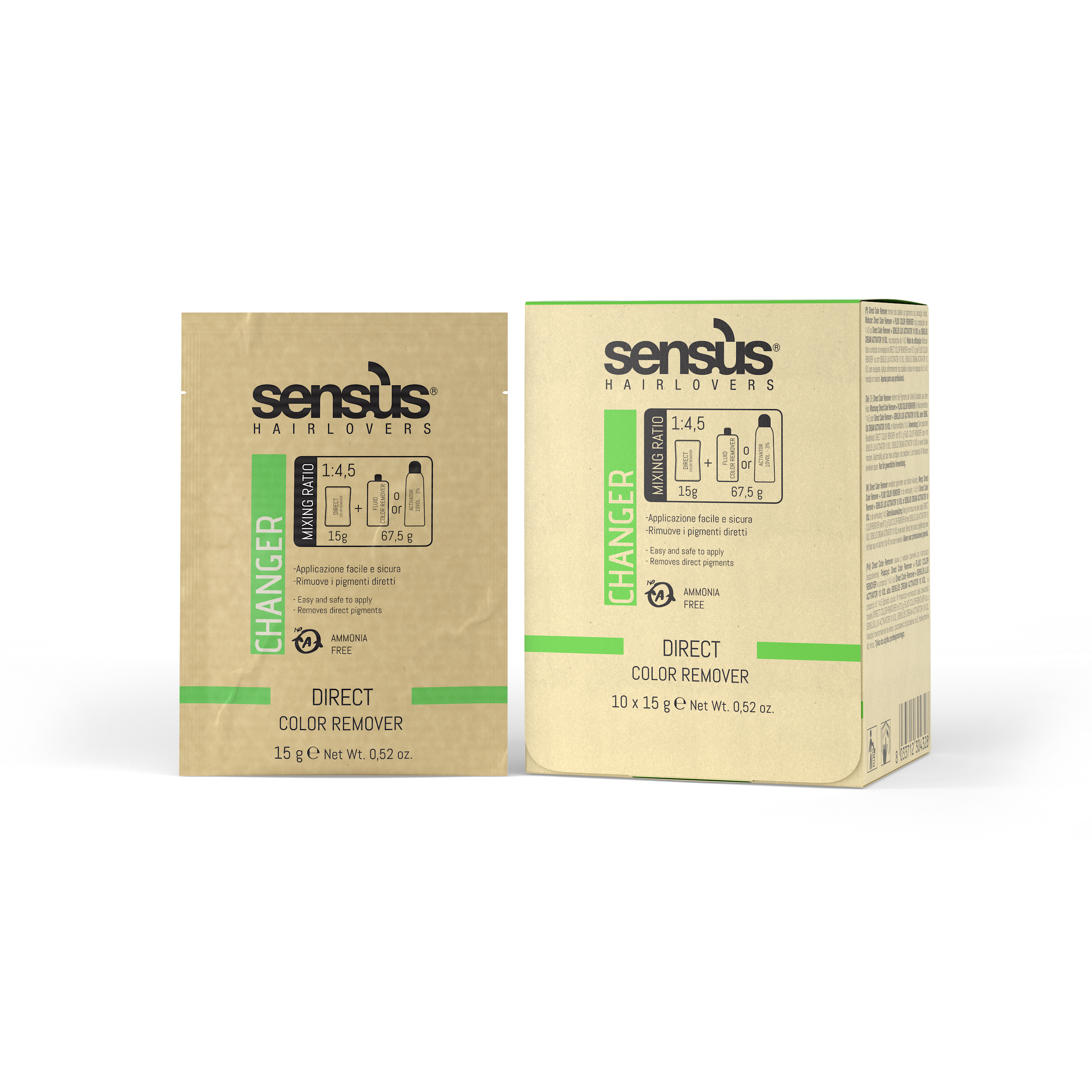 Direct Color Remover 10 x 15g