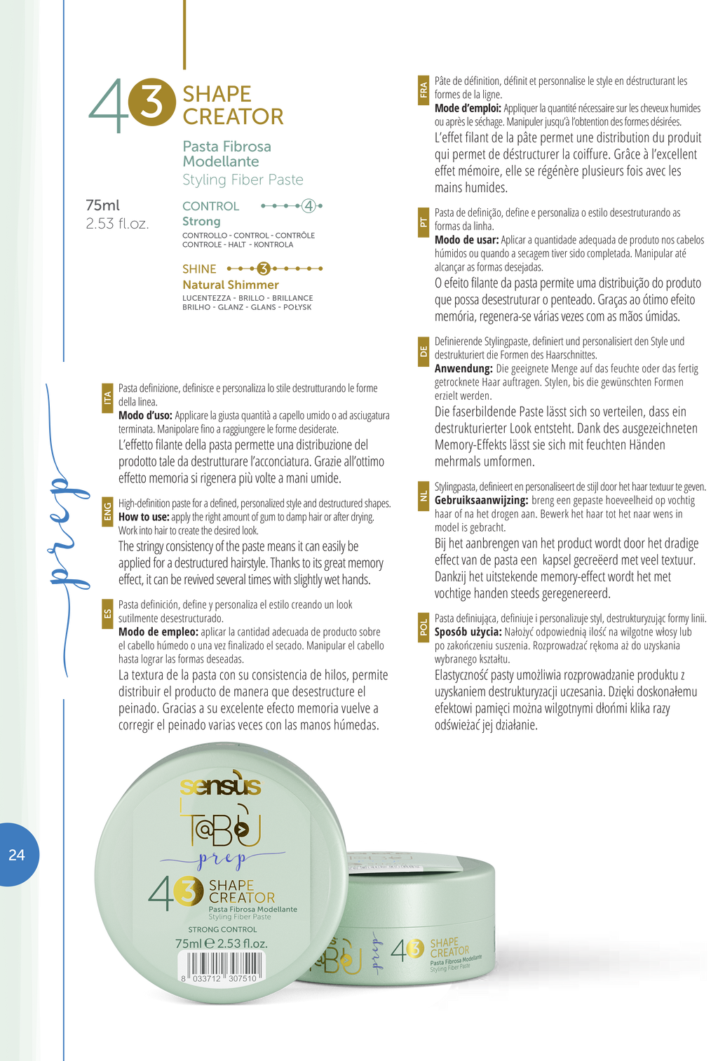 Tabù Shape Creator 43 75ml