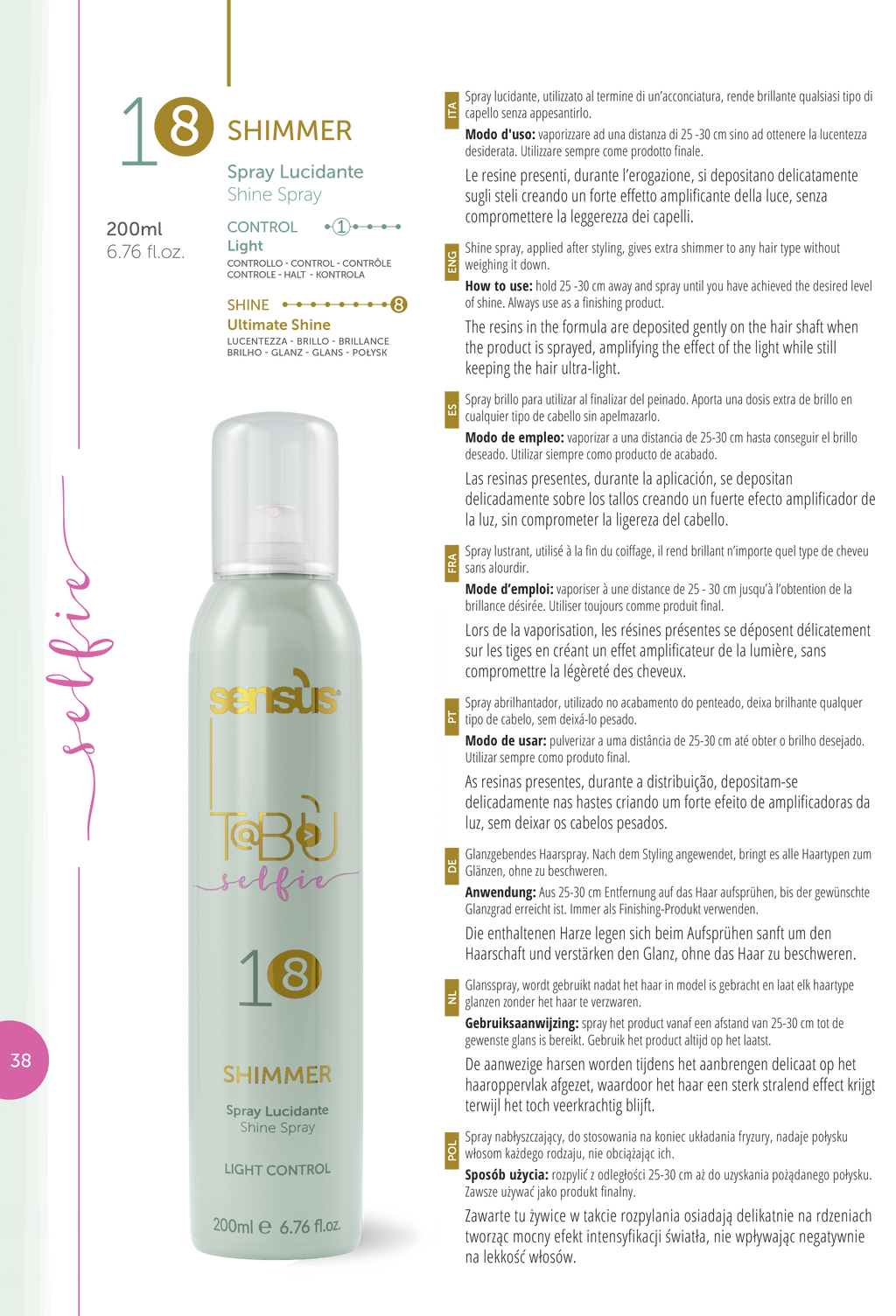 Tabù Shimmer 18 200ml
