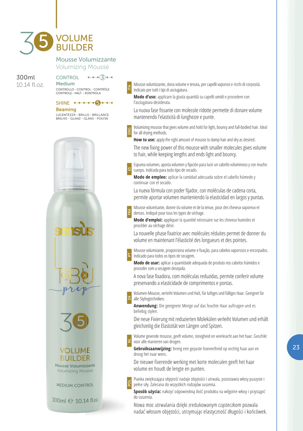 Tabù Volume Builder 35 300ml
