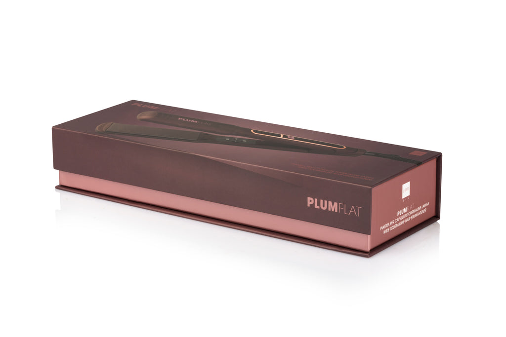 Piastra Larga Ceramica Tourmaline Professionale - Plum Flat EVO