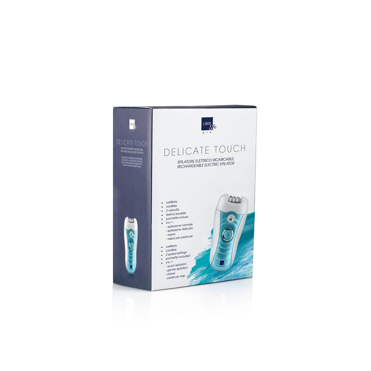Epilatore Elettrico 4 in 1 Delicate Touch – Ricaricabile, Senza Fili