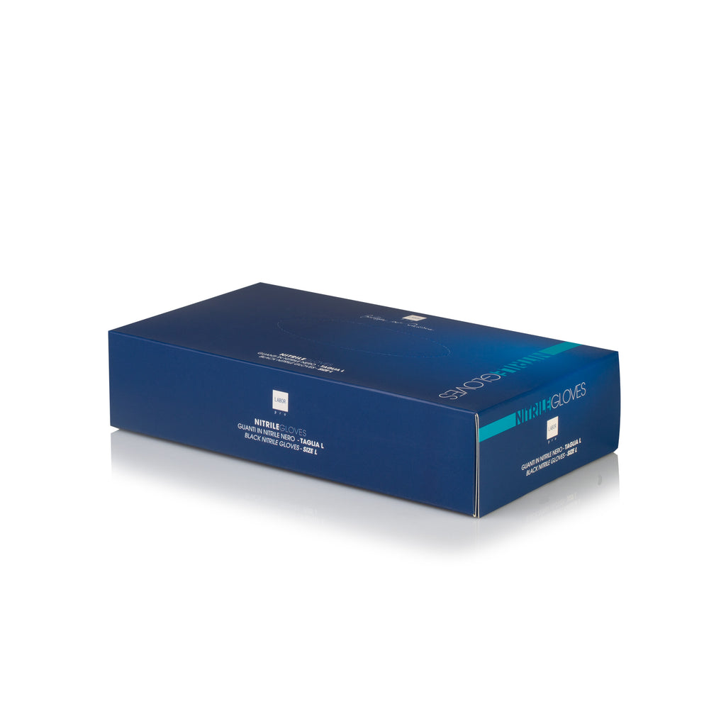 Guanti in Nitrile Nero Senza Polvere, 100 pz