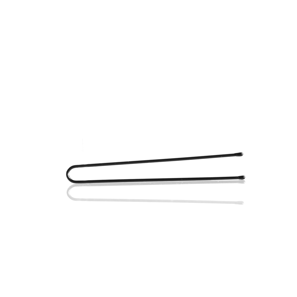 Forcine Lisce Nere Medie – 6,5 cm, Scatola da 400 g