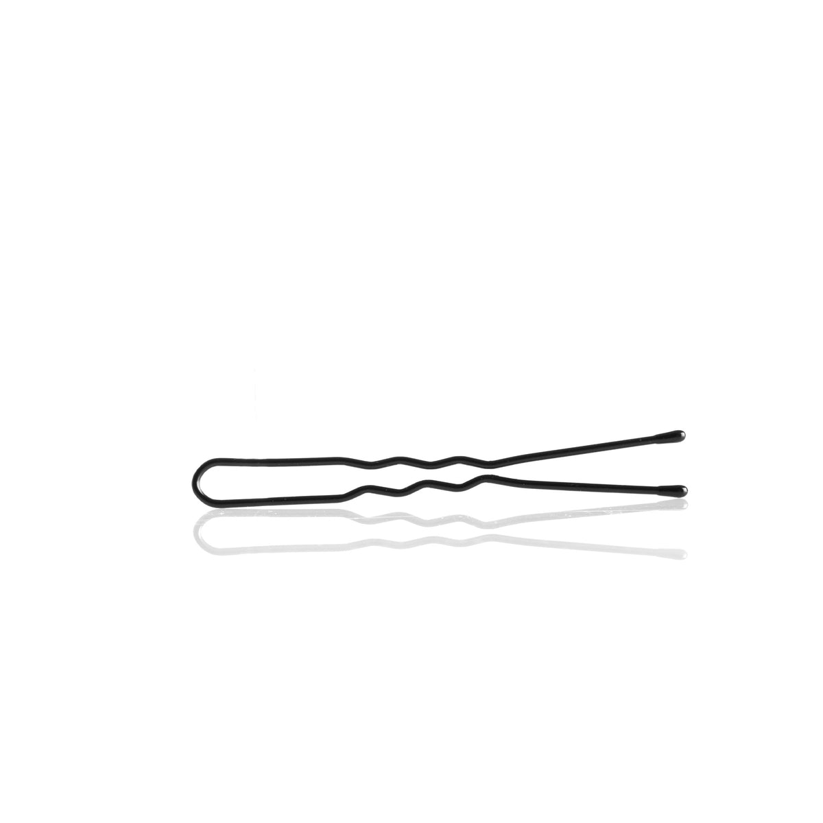 Forcine Ondulate Nere Medie – 7 cm, Scatola da 400 g